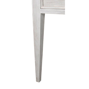 Noir Africa Desk, White Wash-Noir Furniture-Blue Hand Home