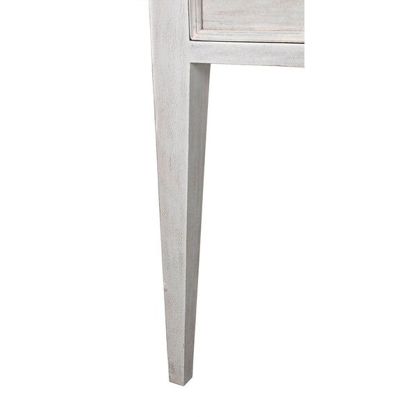 Noir Africa Desk, White Wash-Noir Furniture-Blue Hand Home