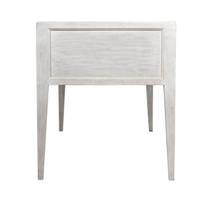 Noir Africa Desk, White Wash-Noir Furniture-Blue Hand Home