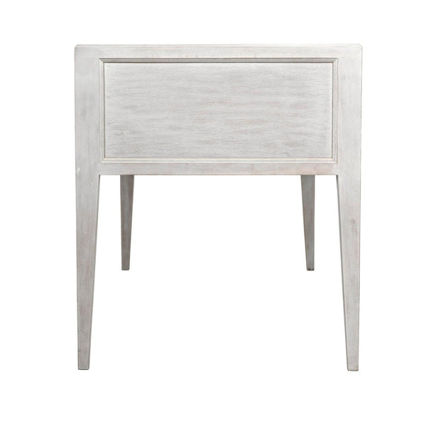 Noir Africa Desk, White Wash-Noir Furniture-Blue Hand Home