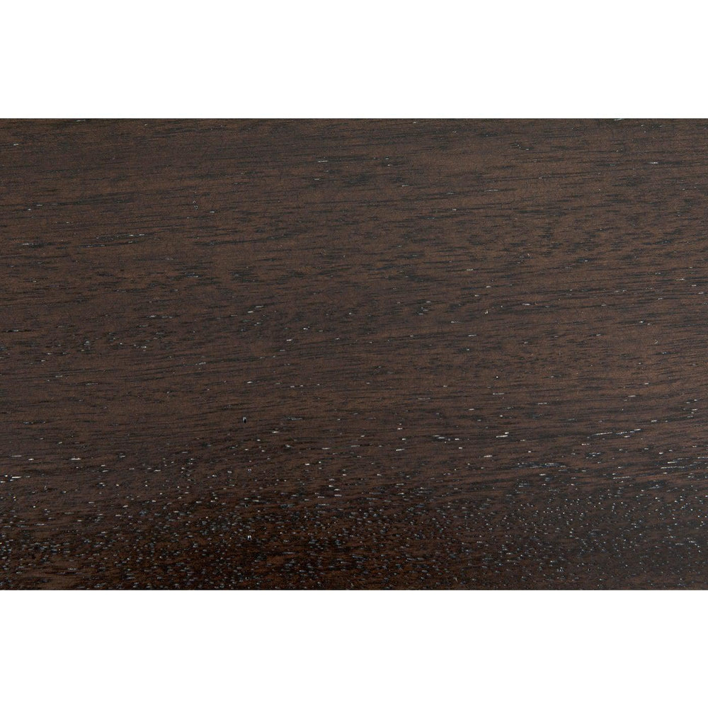 Noir Frank Desk, Ebony Walnut with Steel-Noir Furniture-Blue Hand Home