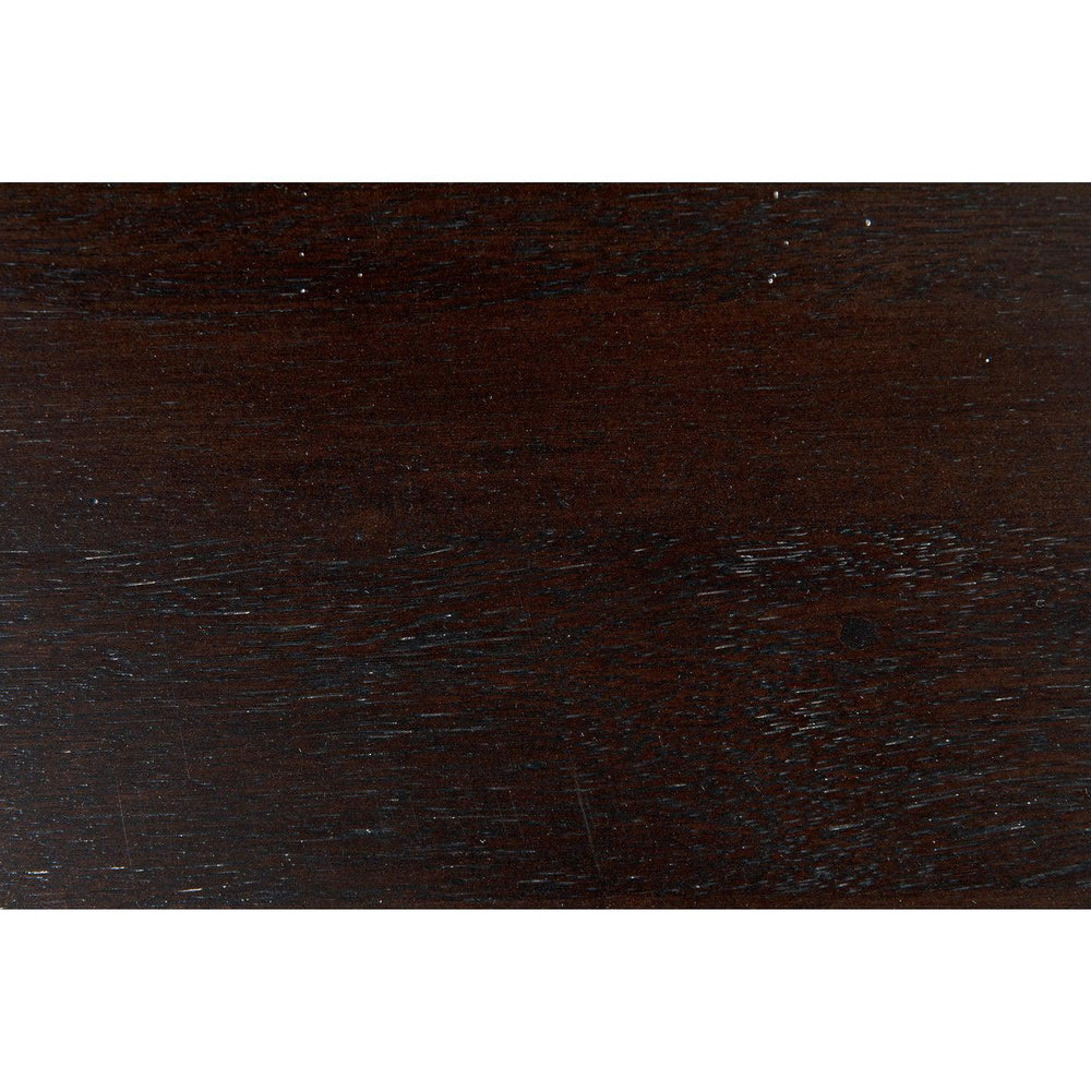 Noir Voltes Desk, Ebony Walnut with Black Steel-Noir Furniture-Blue Hand Home