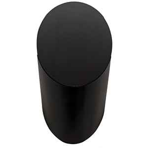 Noir Marigold Desk, Ebony Walnut with Black Steel-Noir Furniture-Blue Hand Home