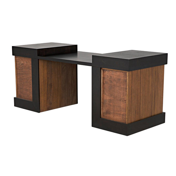 Bentley Desk, Dark/Ebony Walnut-Noir Furniture-Blue Hand Home