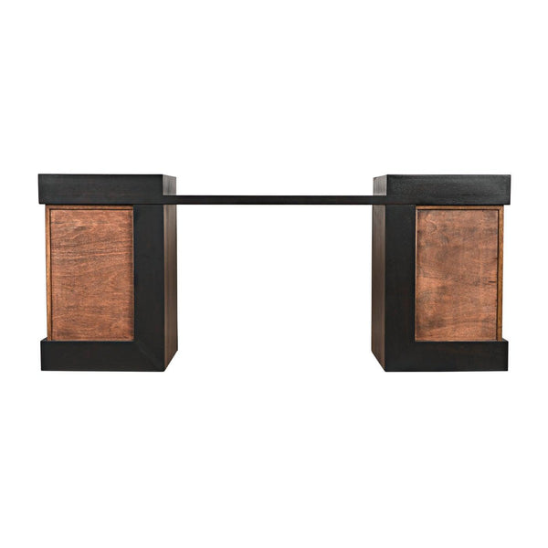 Bentley Desk, Dark/Ebony Walnut-Noir Furniture-Blue Hand Home