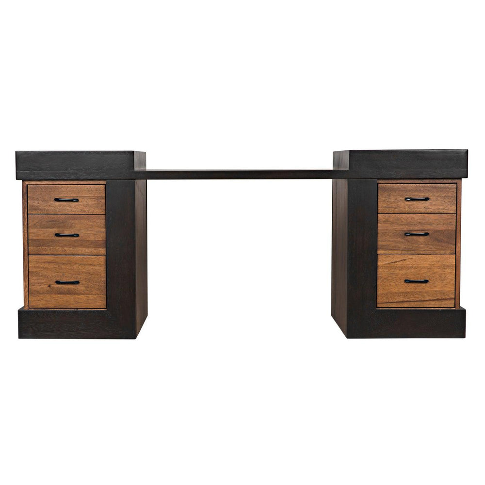 Bentley Desk, Dark/Ebony Walnut-Noir Furniture-Blue Hand Home