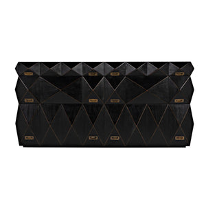 Allegra Dresser, Hand Rubbed Black-Noir Furniture-Blue Hand Home