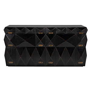 Allegra Dresser, Hand Rubbed Black-Noir Furniture-Blue Hand Home