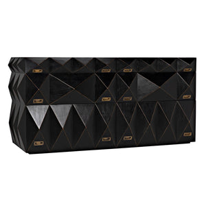Allegra Dresser, Hand Rubbed Black-Noir Furniture-Blue Hand Home