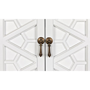 Noir Furniture Small Maharadscha Hutch, Solid White-Noir Furniture-Blue Hand Home