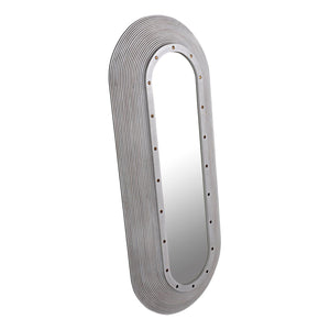 Noir Luna Mirror, White Washed-Noir Furniture-Blue Hand Home