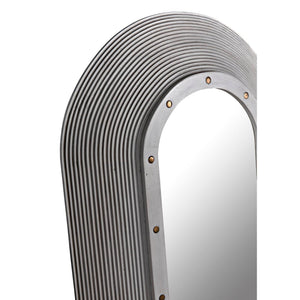 Noir Luna Mirror, White Washed-Noir Furniture-Blue Hand Home