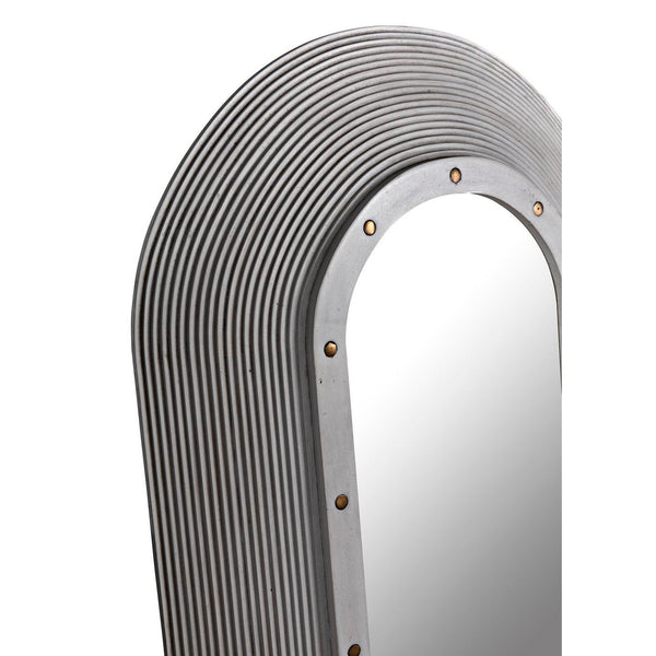 Noir Luna Mirror, White Washed-Noir Furniture-Blue Hand Home