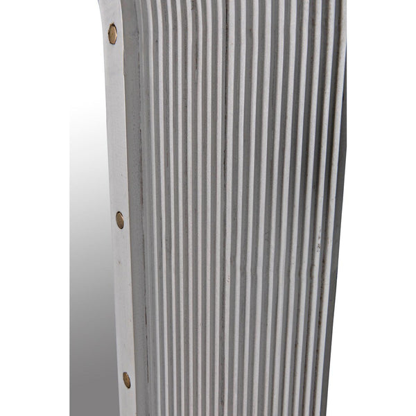 Noir Luna Mirror, White Washed-Noir Furniture-Blue Hand Home