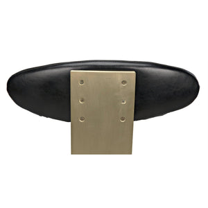 Noir Sedes Bar Stool, Steel with Brass Finish-Noir Furniture-Blue Hand Home