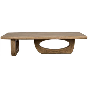 Noir Furniture Douglas Coffee Table, Bleached Walnut-Noir Furniture-Blue Hand Home