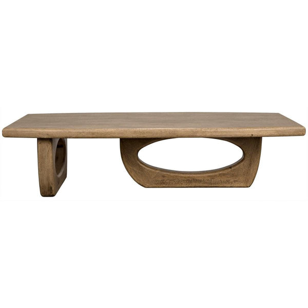Noir Furniture Douglas Coffee Table, Bleached Walnut-Noir Furniture-Blue Hand Home