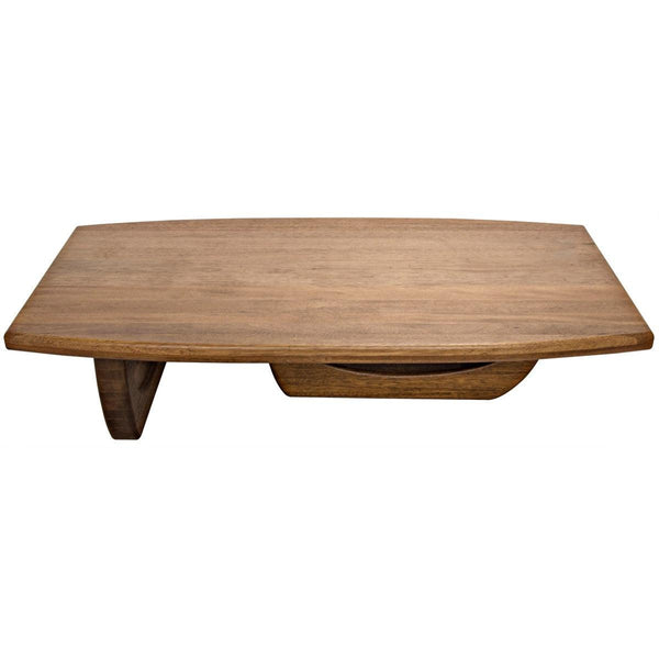 Noir Furniture Douglas Coffee Table, Dark Walnut-Noir Furniture-Blue Hand Home