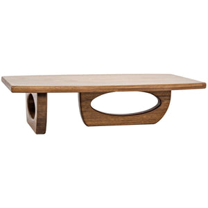 Noir Furniture Douglas Coffee Table, Dark Walnut-Noir Furniture-Blue Hand Home