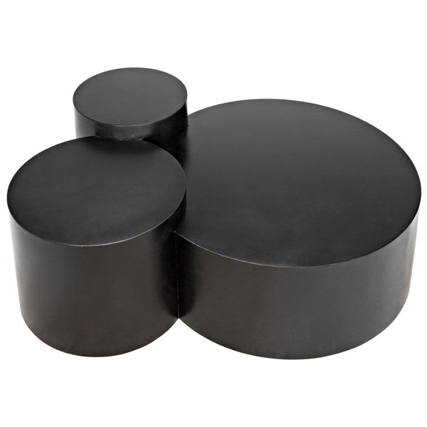 Noir Furniture Ella Coffee Table, Black Metal Finish-Noir Furniture-Blue Hand Home