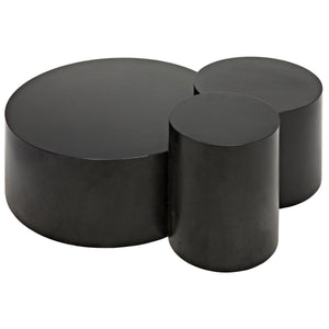 Noir Furniture Ella Coffee Table, Black Metal Finish-Noir Furniture-Blue Hand Home