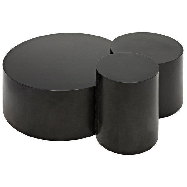 Noir Furniture Ella Coffee Table, Black Metal Finish-Noir Furniture-Blue Hand Home