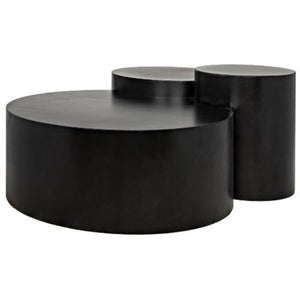 Noir Furniture Ella Coffee Table, Black Metal Finish-Noir Furniture-Blue Hand Home