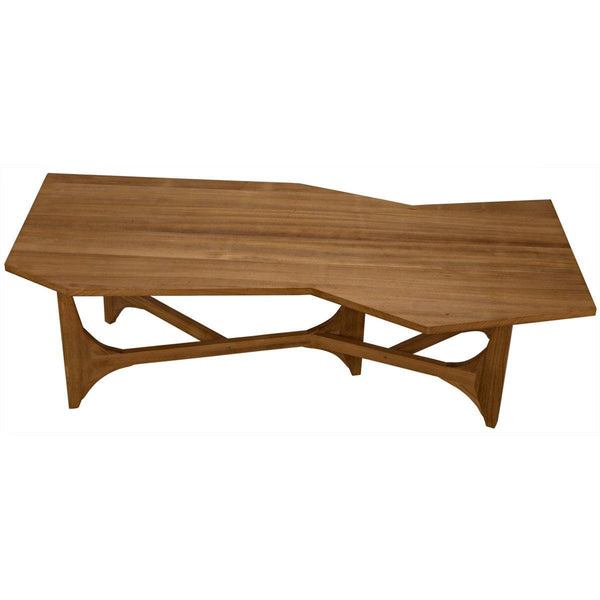 Noir Furniture Fenton Coffee Table, Gold Teak-Noir Furniture-Blue Hand Home