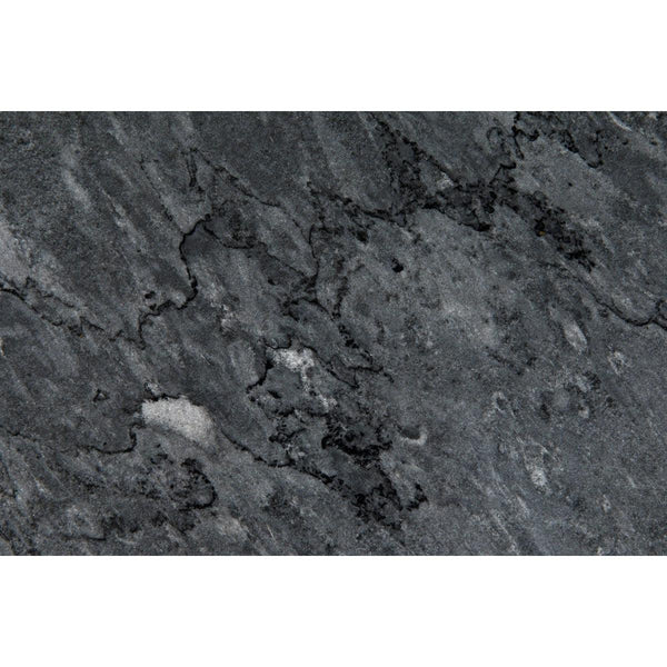 Noir Furniture Lomax Coffee Table, Black Metal Finish with Black Stone-Noir Furniture-Blue Hand Home