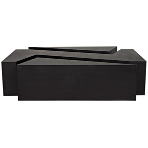 Noir Furniture Element Coffee Table, Black Metal-Noir Furniture-Blue Hand Home