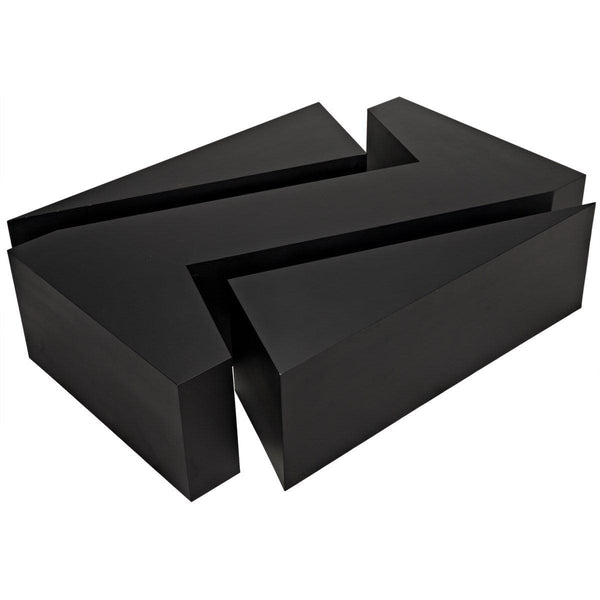 Noir Furniture Element Coffee Table, Black Metal-Noir Furniture-Blue Hand Home