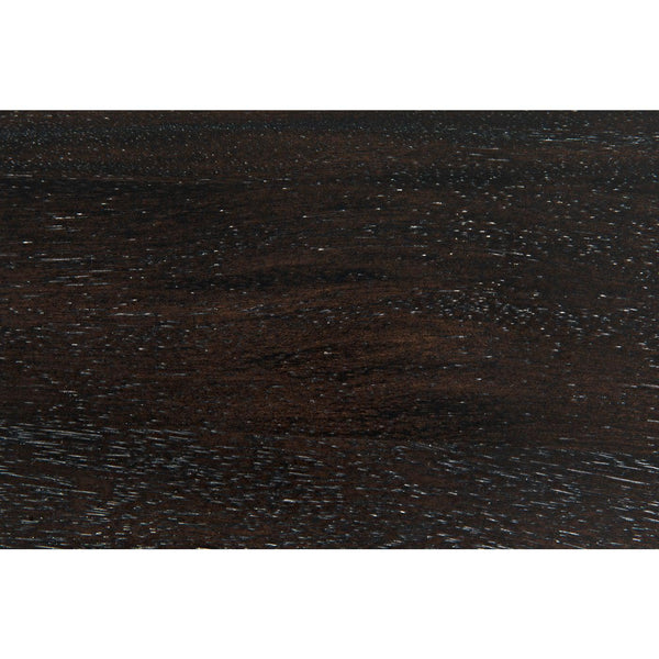 Tabu Coffee Table, Brass Finished Legs with Ebony Walnut Top-Noir Furniture-Blue Hand Home