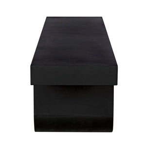 Noir Evora Coffee Table, Black Metal-Noir Furniture-Blue Hand Home