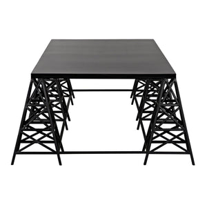 Brixton Coffee Table-Noir Furniture-Blue Hand Home
