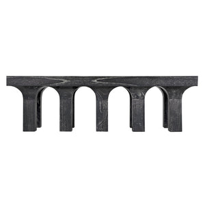 Santos Coffee Table, Cinder Black-Noir Furniture-Blue Hand Home