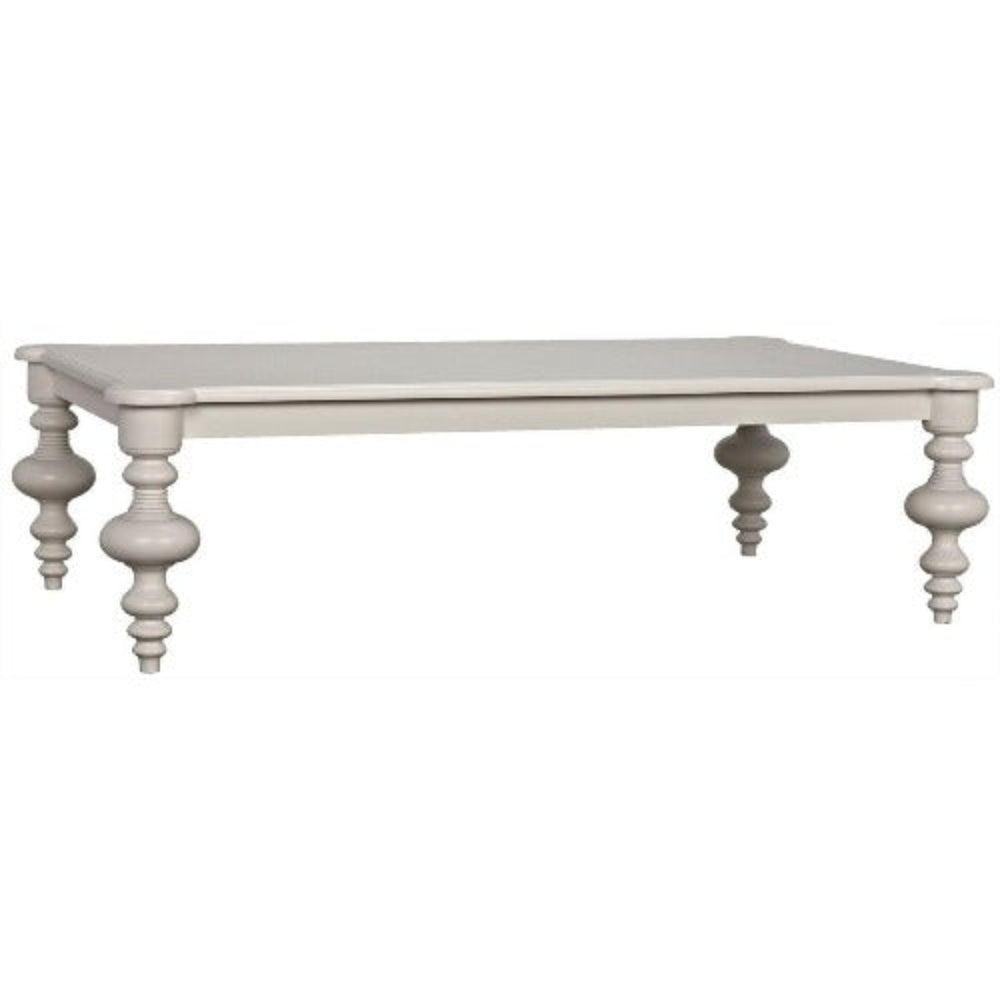 Noir Graff Coffee Table, Solid White-Noir Furniture-Blue Hand Home