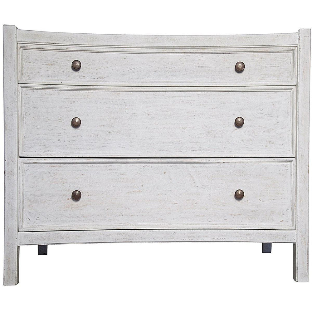Noir Hampton Side Table, White Wash-Noir Furniture-Blue Hand Home