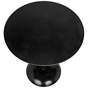 Noir Furniture Felix Side Table, Black Metal-Noir Furniture-Blue Hand Home