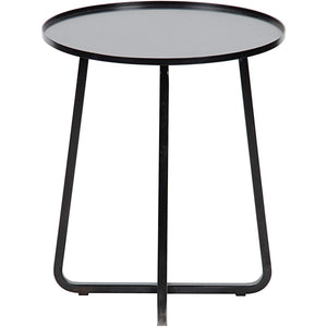 Noir Furniture Kimana Side Table, Black Metal-Noir Furniture-Blue Hand Home