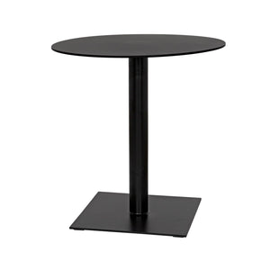 Mies Side Table, Black Steel-Noir Furniture-Blue Hand Home