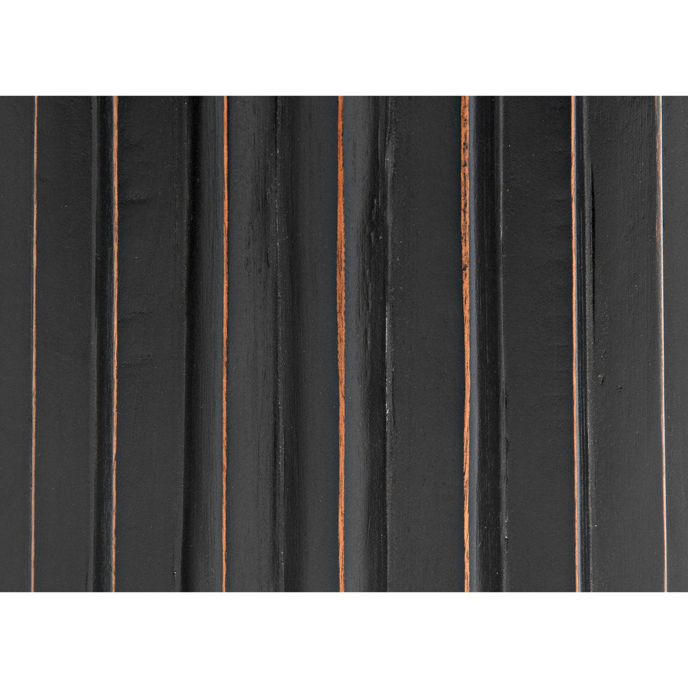Noir Orson Side Table, Hand Rubbed Black-Noir Furniture-Blue Hand Home