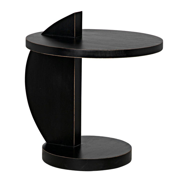 Reed Side Table-Noir Furniture-Blue Hand Home