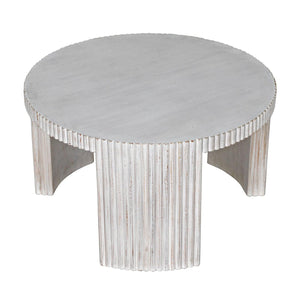 Jgor Side/Coffee Table, White Wash-Noir Furniture-Blue Hand Home