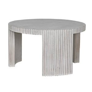 Jgor Side/Coffee Table, White Wash-Noir Furniture-Blue Hand Home