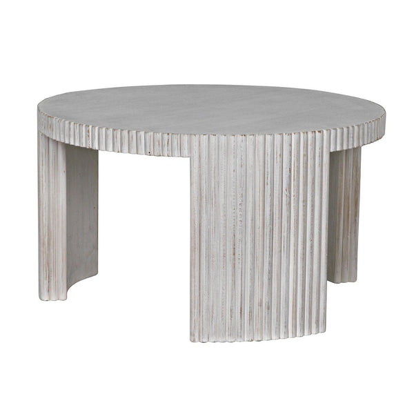 Jgor Side/Coffee Table, White Wash-Noir Furniture-Blue Hand Home