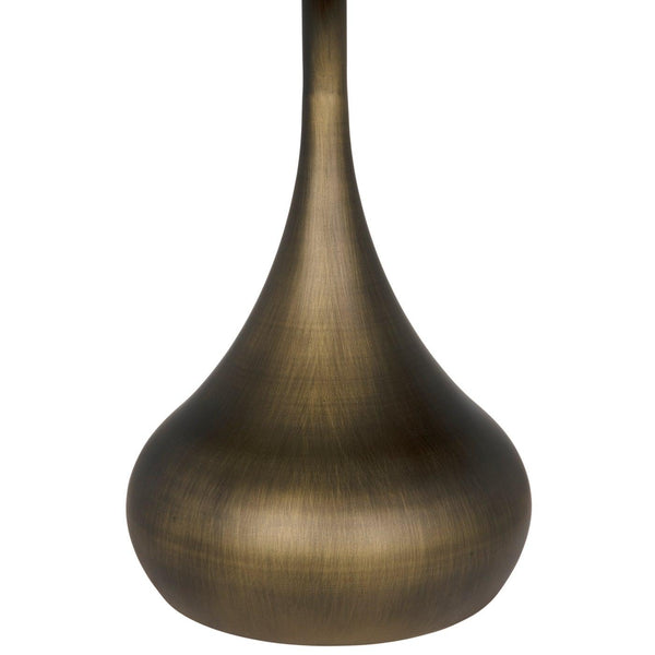 Mateo Side Table, Aged Brass-Noir Furniture-Blue Hand Home
