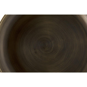 Lee Side Table, Aged Brass-Noir Furniture-Blue Hand Home