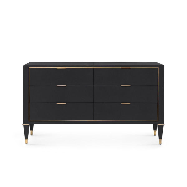 Villa & House - Hunter Extra Large 6-drawer, Black-Bungalow 5-Blue Hand Home