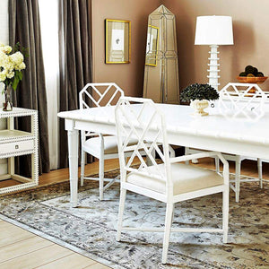 Villa & House - Jardin Armchair In White-Bungalow 5-Blue Hand Home