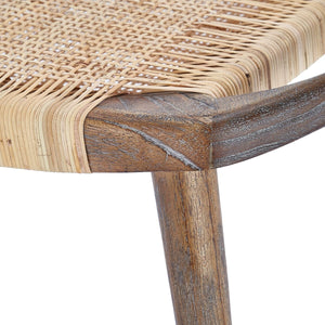 Villa & House - Jerome Stool, Driftwood-Bungalow 5-Blue Hand Home